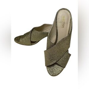 Kenneth Cole Reaction Gold Mule‎ Heel